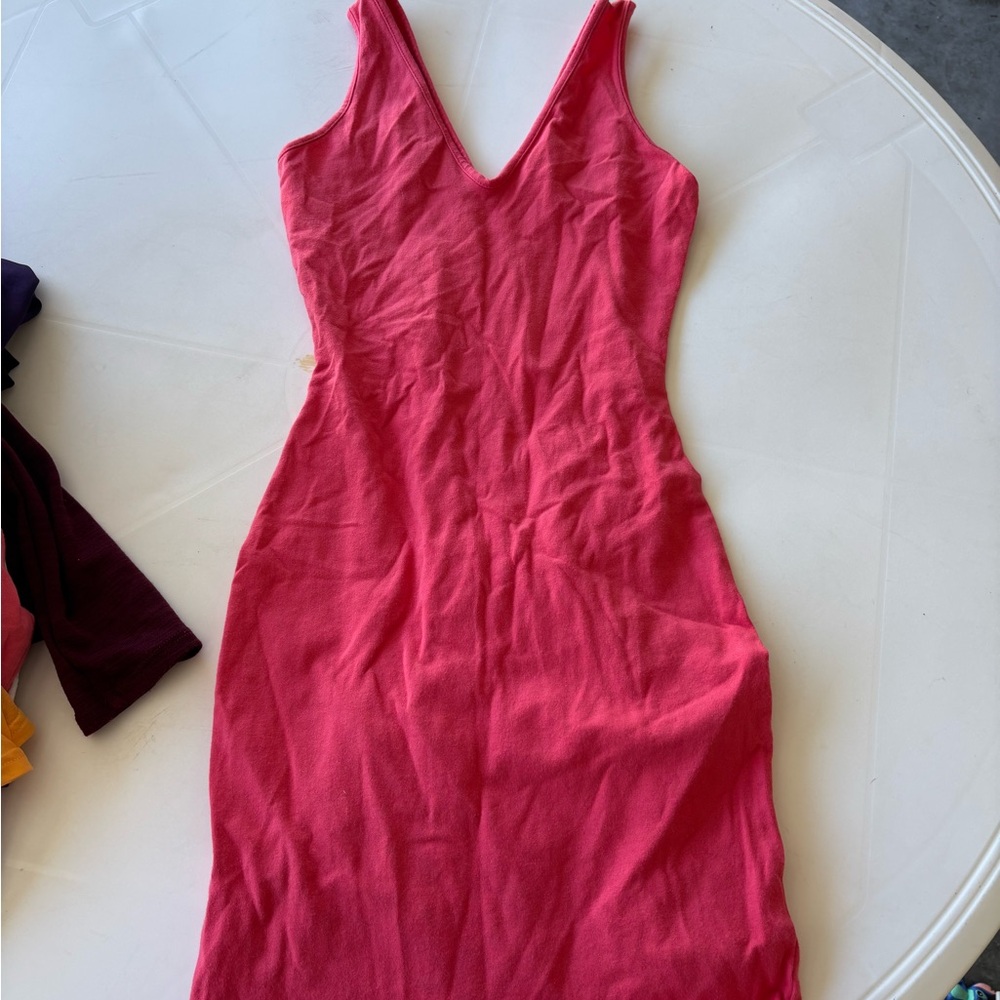 Wild Fable Vibrant Pink Backless Dress